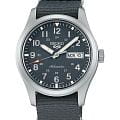 Seiko Seiko 5 Sports Field series SRPG31K1S Field SRPG31K1S механические мужские часы серый циферблат, браслет тканевый — вид спереди