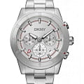 DKNY DKNY Bryant Park Chrono DK1G051M0045  DK1G051M0045 кварцевые мужские часы серебристый циферблат, браслет нержавеющая сталь — вид спереди