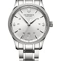 Victorinox Victorinox Alliance 241712.1  241712.1 кварцевые мужские часы  серебристый циферблат, браслет нержавеющая сталь 316l — вид спереди