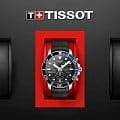 Tissot T1204171705102 наручные мужские часы застежка крупным планом