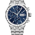 Maurice Lacroix Maurice Lacroix Aikon Automatic Chronograph AI6038-SS002-430-1  AI6038-SS002-430-1 механические мужские часы синий циферблат, браслет нержавеющая сталь — вид спереди