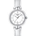 Tissot Tissot Flamingo T094.210.16.011.00 Flamingo T0942101601100 кварцевые женские часы белый циферблат, браслет кожаный — вид спереди