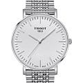 Tissot Tissot Everytime Large T109.610.11.031.00 Everytime T1096101103100 кварцевые мужские часы белый циферблат, браслет нержавеющая сталь — вид спереди