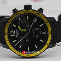 Tissot Tissot Quickste Chronograph Football T095.449.37.057.00 мужские часы черный циферблат на запястье