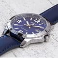 Casio Casio Collection MTP-V004L-2BUDF (MTP-V004L-2B) кварцевые мужские часы часы крупный план синий циферблата