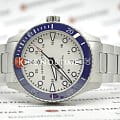 Hamilton Hamilton Khaki Navy Scuba Automatic H82505150 механические мужские часы часы крупный план белый циферблата