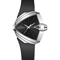 Hamilton Hamilton Ventura S Auto H24105330  H24105330            механические женские часы черный циферблат, браслет каучук — вид спереди