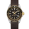 Certina Certina DS Action Diver C032.929.26.051.00 DS Action C0329292605100 механические мужские часы  коричневый циферблат, браслет кожаный — вид спереди