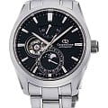 Orient Orient Star RE-AY0001B0 (RE-AY0001B00B)  RE-AY0001B00B механические мужские часы черный циферблат, браслет нержавеющая сталь — вид спереди