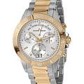 Jacques Lemans Jacques Lemans Sport 40-10C  40-10C кварцевые мужские часы серебристый циферблат, браслет нержавеющая сталь с ip-покрытием — вид спереди