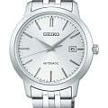 Seiko Seiko Selection SCVE059  SCVE059 механические мужские часы серебристый циферблат, браслет нержавеющая сталь — вид спереди