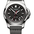 Victorinox Victorinox I.N.O.X. 241737  241737 кварцевые мужские часы черный циферблат, браслет кожаный — вид спереди