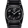 Tissot Tissot T-Trend T009.310.11.057.02  T0093101105702 кварцевые женские часы  черный циферблат, браслет нержавеющая сталь с pvd-покрытием — вид спереди