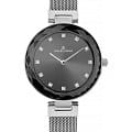 Jacques Lemans Jacques Lemans Design Collection 1-2139A  1-2139A кварцевые женские часы серый циферблат, браслет нержавеющая сталь — вид спереди