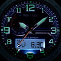 Casio Casio Pro Trek PRG-601YB-2DR (PRG-601YB-2), pro trek япония мужские часы на браслете тканевый боковой вид