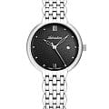 Adriatica Adriatica A3792.5186Q  A3792.5186Q кварцевые женские часы черный циферблат, браслет нержавеющая сталь — вид спереди