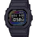 Casio Casio G-Shock DW-5600RW-1 DW-5600 DW-5600RW-1 электронные мужские часы антрацитовый циферблат, браслет пластик — вид спереди