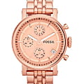 Fossil Fossil Boyfriend Chronograph ES3380   ES3380 кварцевые женские часы розовый циферблат, браслет нержавеющая сталь с pvd-покрытием — вид спереди