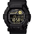 Casio Casio G-Shock GD-350-1BDR (GD-350-1B)  GD-350-1B электронные мужские часы черный циферблат, браслет пластик — вид спереди