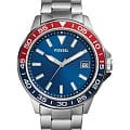 Fossil Fossil FB-01  BQ2505  BQ2505 кварцевые мужские часы синий циферблат, браслет нержавеющая сталь — вид спереди