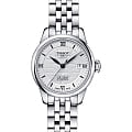Tissot Tissot Le Locle Automatic Double Happiness Lady T41.1.183.35 Le Locle Automatic T41118335 механические женские часы белый циферблат, браслет нержавеющая сталь — вид спереди