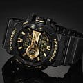 Casio Casio G-Shock GA-400GB-1A9DR (GA-400GB-1A9) электронные мужские часы часы крупный план желтый циферблата