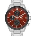 Beverly Hills Polo Club Beverly Hills Polo Club Quartz BP3633X.300  BP3633X.300 кварцевые мужские часы  красный циферблат, браслет нержавеющая сталь — вид спереди