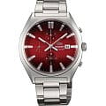 Orient Orient TT10002H (FTT10002H)  FTT10002H  мужские часы красный циферблат, браслет  — вид спереди