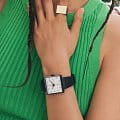 Swatch Swatch Square Bioceramic Standard SO34B700  - задняя крышка биокерамика корпуса, швейцария часы