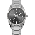 Jacques Lemans Jacques Lemans La Passion 1-2085E  1-2085E кварцевые женские часы серый циферблат, браслет нержавеющая сталь — вид спереди
