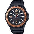 Casio Casio Illuminator MRW-S310H-9B  MRW-S310H-9B кварцевые мужские часы черный циферблат, браслет пластик — вид спереди