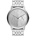 Armani Exchange Armani Exchange Dale AX2870  AX2870 кварцевые мужские часы серебристый циферблат, браслет нержавеющая сталь — вид спереди