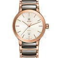 Rado Rado Centrix Automatic R30183022 Automatic R30183022 механические женские часы белый циферблат, браслет сталь + pvd + керамика — вид спереди
