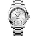 Longines Longines Conquest L3.430.4.72.6  L34304726 механические женские часы  серебристый циферблат, браслет нержавеющая сталь — вид спереди