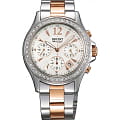 Orient Orient TW00003W (STW00003W)  STW00003W кварцевые женские часы бежевый циферблат, браслет  — вид спереди