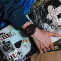 Casio Casio G-Shock GA-100BNR-1A GA-100, наручные мужские часы фото под углом