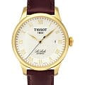 Tissot Tissot Le Locle Automatic T41.5.413.73 Le Locle Automatic T41541373 механические мужские часы белый циферблат, браслет кожаный — вид спереди