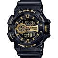 Casio Casio G-Shock GA-400GB-1A9DR (GA-400GB-1A9) GA GA-400GB-1A9 электронные мужские часы желтый циферблат, браслет пластик — вид спереди