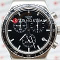 Swatch Swatch I New Chrono YVS495G, gent швейцария мужские часы на браслете нержавеющая сталь боковой вид