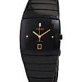 Rado Rado Sintra R13725712  R13725712 кварцевые мужские часы черный циферблат, браслет керамика — вид спереди