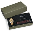 Hamilton H35435820 наручные мужские часы застежка крупным планом