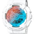 Casio Casio G-Shock GA-110TL-7ADR (GA-110TL-7A) GA-110 GA-110TL-7A электронные мужские часы  циферблат, браслет пластик — вид спереди