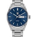 TAG Heuer TAG Heuer Carrera WAR201E.BA0723  WAR201E.BA0723 механические мужские часы синий циферблат, браслет нержавеющая сталь — вид спереди