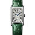 Longines Longines DolceVita L5.512.4.71.A  L5512471A кварцевые женские часы белый циферблат, браслет кожаный — вид спереди