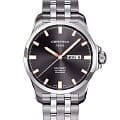 Certina Certina DS First Automatic C014.407.11.081.01 DS First C0144071108101 механические мужские часы серый циферблат, браслет 18-каратное желтое золото — вид спереди
