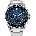 Jacques Lemans Jacques Lemans 50-1C  50-1C кварцевые мужские часы  синий циферблат, браслет нержавеющая сталь — вид спереди