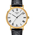 Tissot Tissot Everytime Medium T109.410.36.033.00 Everytime T1094103603300 кварцевые мужские часы белый циферблат, браслет кожаный — вид спереди