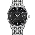 Hamilton Hamilton Jazzmaster Viewmatic Auto H32755131  H32755131 механические мужские часы черный циферблат, браслет нержавеющая сталь — вид спереди