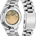 Citizen Citizen Tsuyosa NJ0150-81Z механические мужские часы часы крупный план желтый циферблата