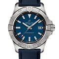 Breitling Breitling Avenger Automatic 42 A17328101C1X1  A17328101C1X1 механические мужские часы синий циферблат, браслет кожаный — вид спереди